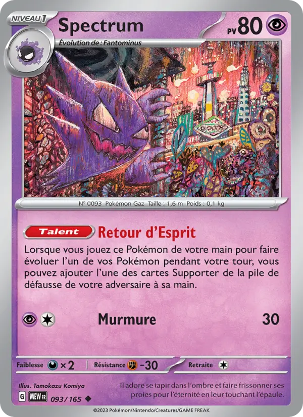 Spectrum — carte 093 de l’extension 151