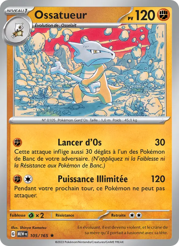 Ossatueur — carte 105 de l’extension 151
