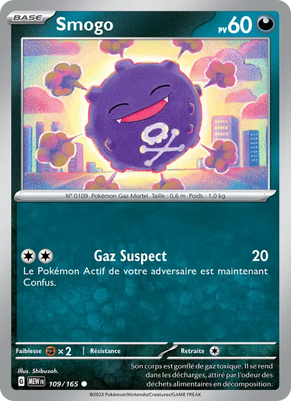 Smogo — carte 109 de l’extension 151