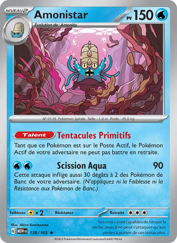 Amonistar — carte 139 de l’extension 151