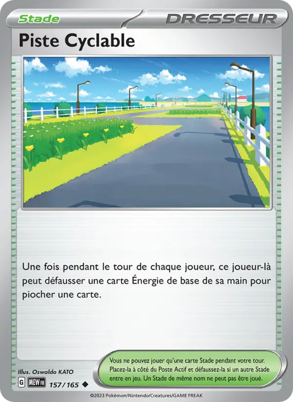 Piste Cyclable — carte 157 de l’extension 151