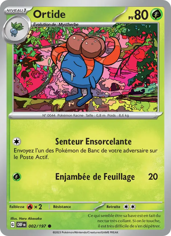 Ortide — carte 002 de l’extension Flammes Obsidiennes