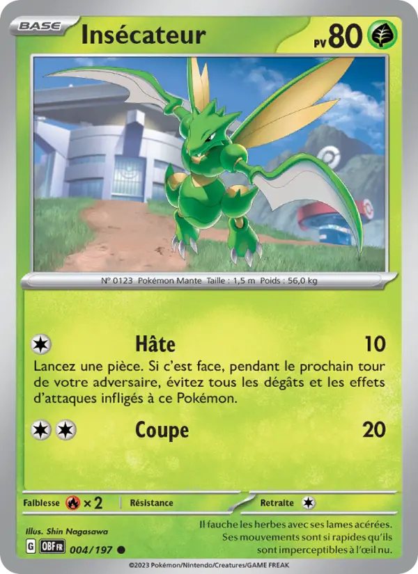 Insécateur — carte 004 de l’extension Flammes Obsidiennes