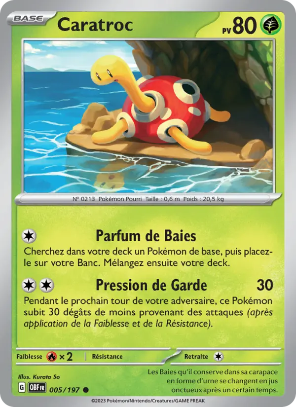 Caratroc — carte 005 de l’extension Flammes Obsidiennes