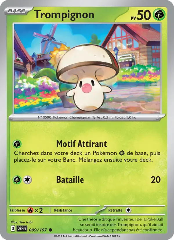 Trompignon — carte 009 de l’extension Flammes Obsidiennes