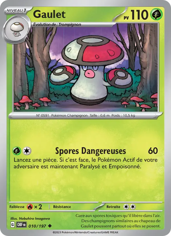 Gaulet — carte 010 de l’extension Flammes Obsidiennes