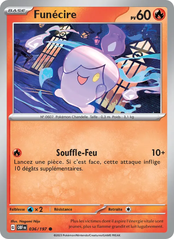 Funécire — carte 036 de l’extension Flammes Obsidiennes