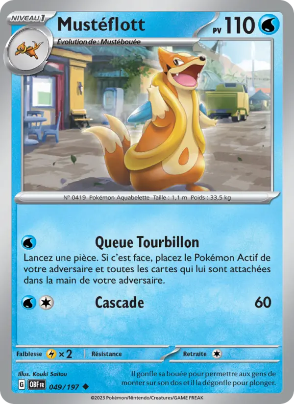 Mustéflott — carte 049 de l’extension Flammes Obsidiennes