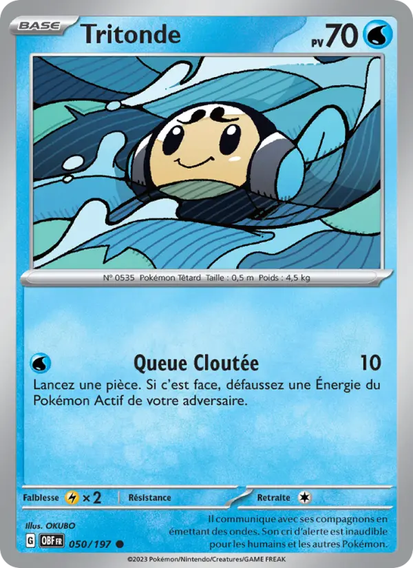 Tritonde — carte 050 de l’extension Flammes Obsidiennes