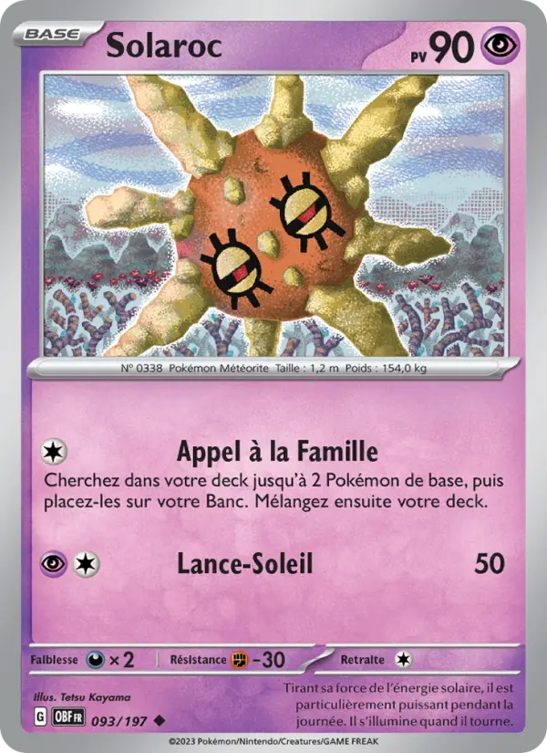 Solaroc — carte 093 de l’extension Flammes Obsidiennes