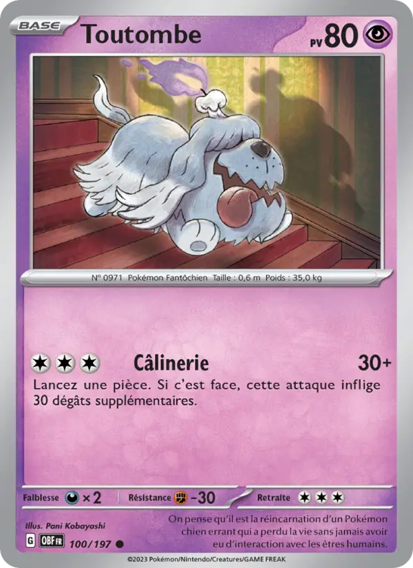 Toutombe — carte 100 de l’extension Flammes Obsidiennes