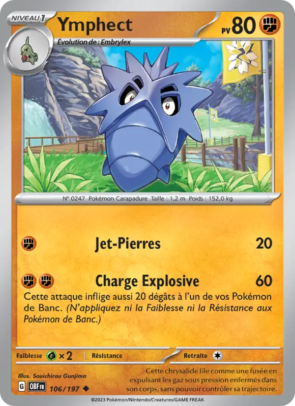 Ymphect — carte 106 de l’extension Flammes Obsidiennes