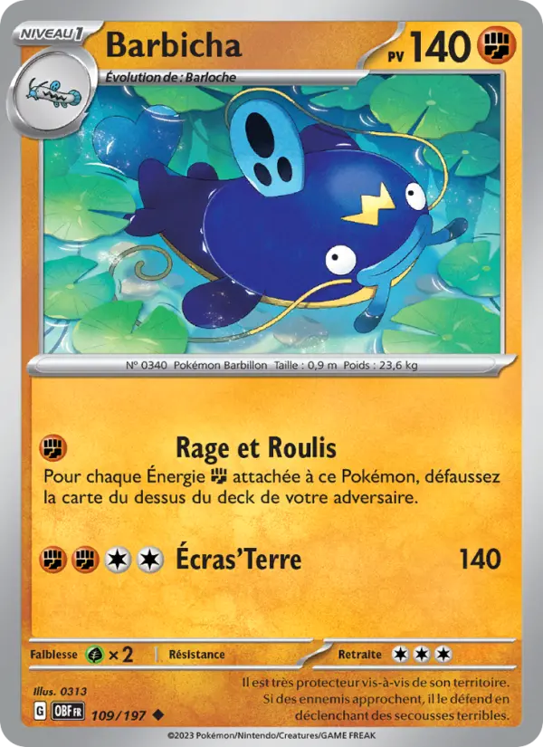 Barbicha — carte 109 de l’extension Flammes Obsidiennes