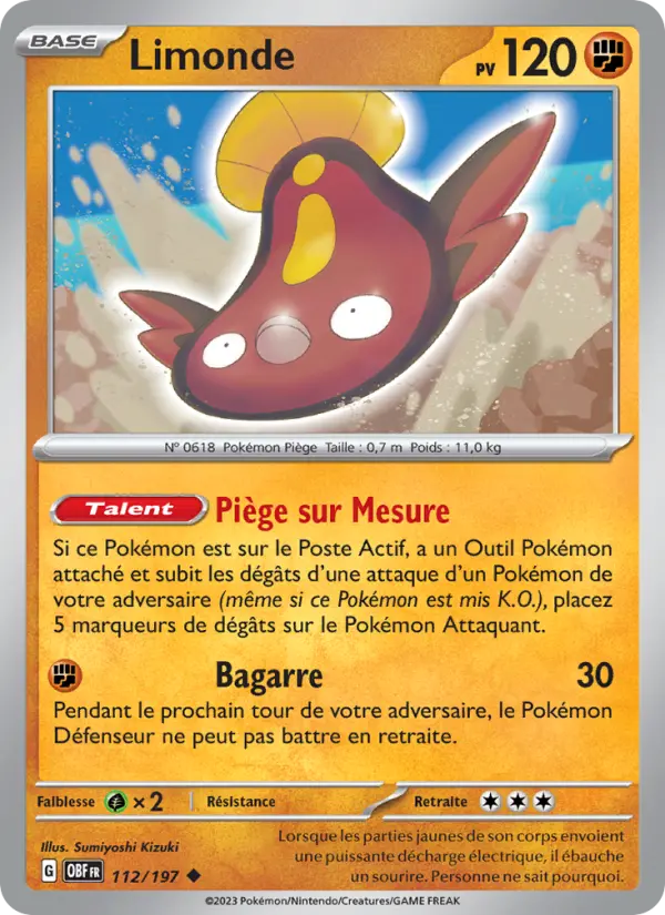Limonde — carte 112 de l’extension Flammes Obsidiennes