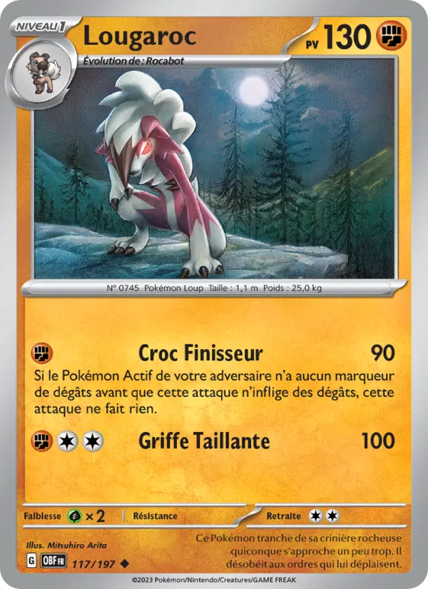 Lougaroc — carte 117 de l’extension Flammes Obsidiennes