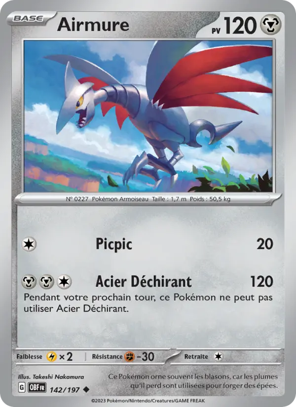 Airmure — carte 142 de l’extension Flammes Obsidiennes