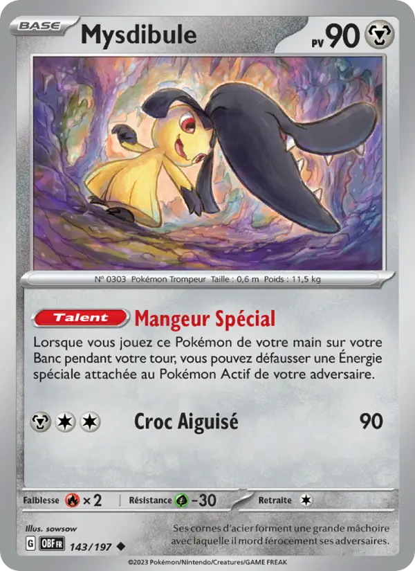 Mysdibule — carte 143 de l’extension Flammes Obsidiennes