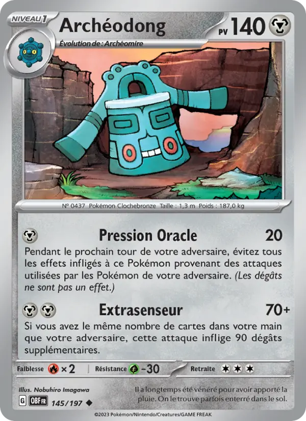Archéodong — carte 145 de l’extension Flammes Obsidiennes