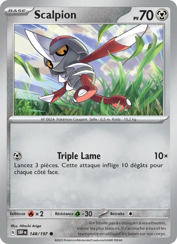 Scalpion — carte 148 de l’extension Flammes Obsidiennes