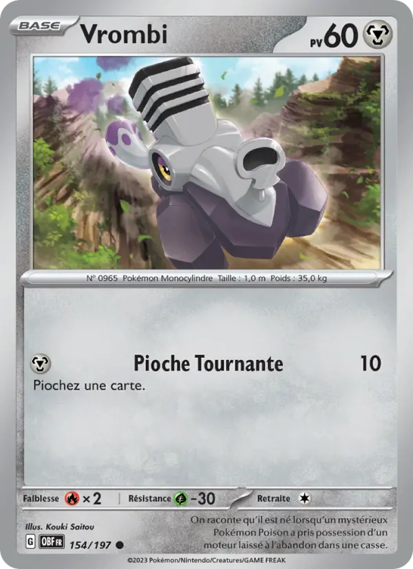 Vrombi — carte 154 de l’extension Flammes Obsidiennes