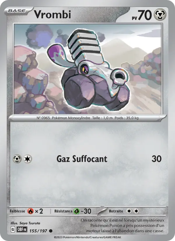 Vrombi — carte 155 de l’extension Flammes Obsidiennes
