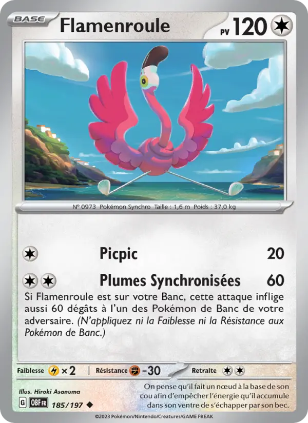 Flamenroule — carte 185 de l’extension Flammes Obsidiennes