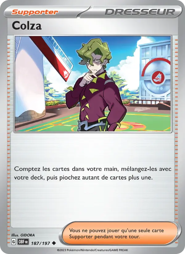 Colza — carte 187 de l’extension Flammes Obsidiennes