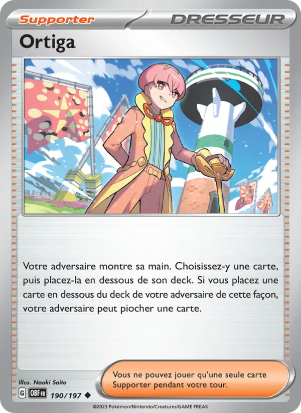 Ortiga — carte 190 de l’extension Flammes Obsidiennes