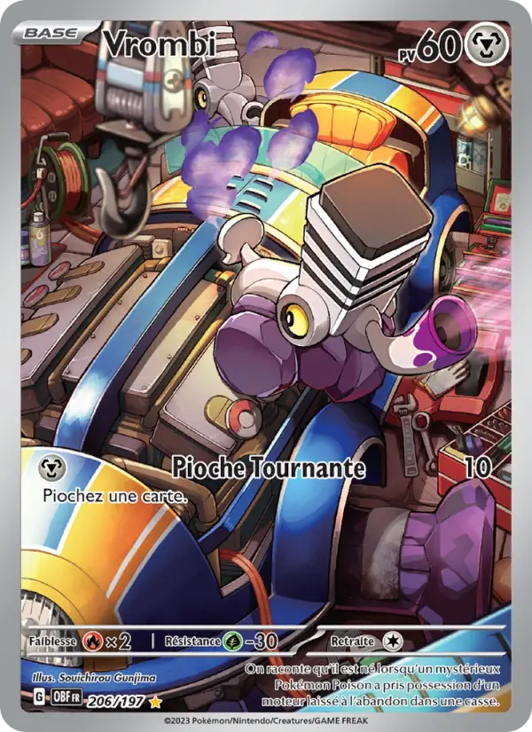 Vrombi — carte 206 de l’extension Flammes Obsidiennes