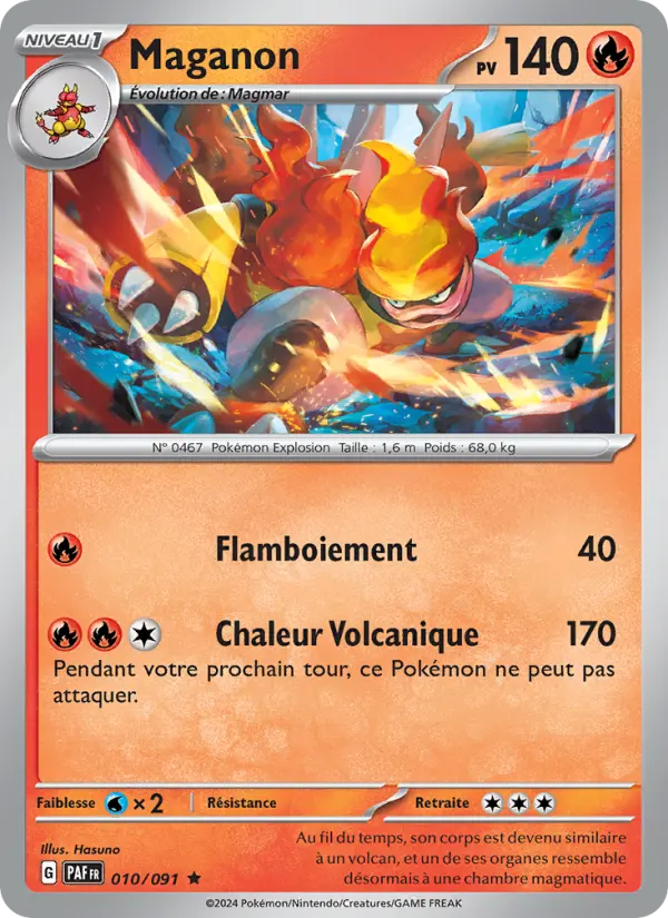 Maganon — carte 010 de l’extension Destinées de Paldea