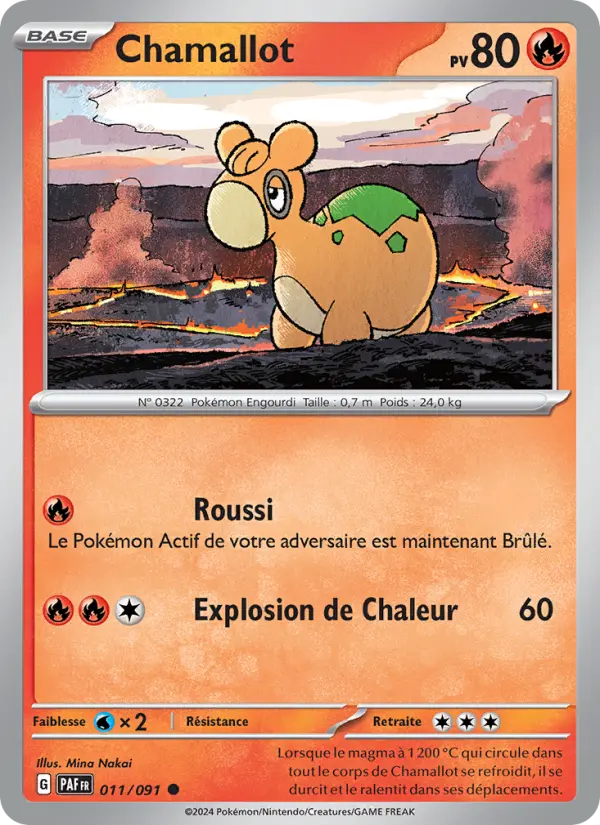 Chamallot — carte 011 de l’extension Destinées de Paldea