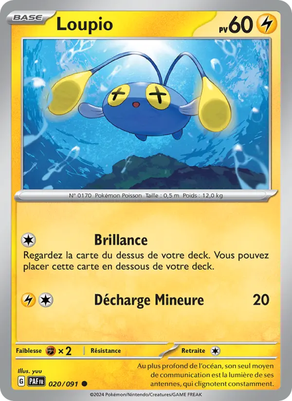Loupio — carte 020 de l’extension Destinées de Paldea
