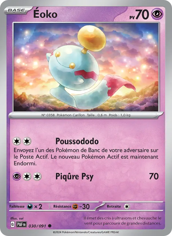Éoko — carte 030 de l’extension Destinées de Paldea