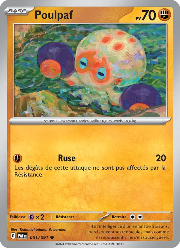 Poulpaf — carte 051 de l’extension Destinées de Paldea