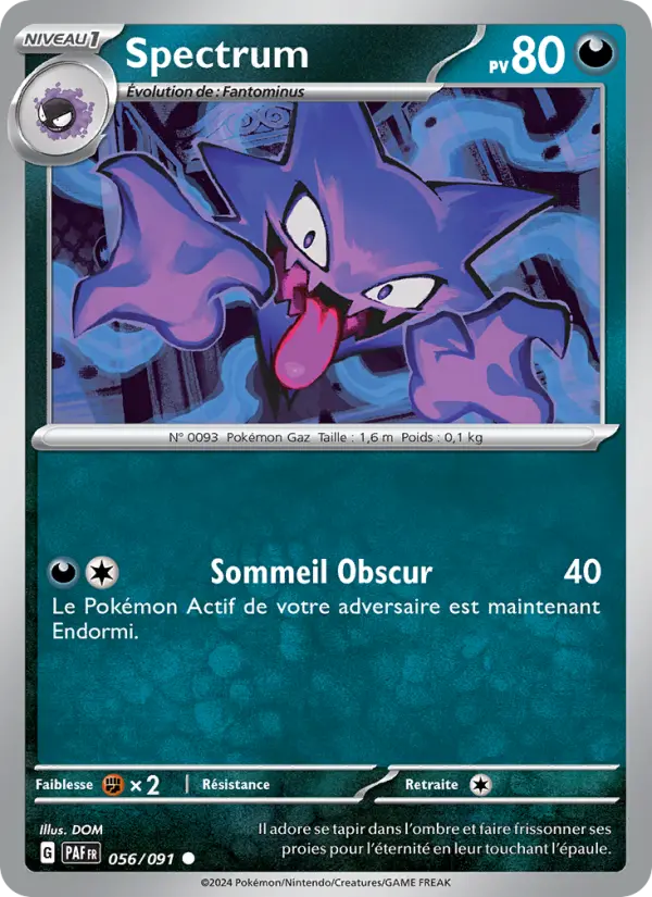 Spectrum — carte 056 de l’extension Destinées de Paldea