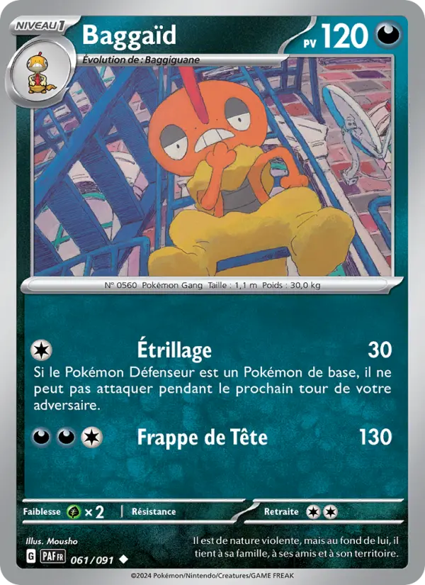 Baggaïd — carte 061 de l’extension Destinées de Paldea