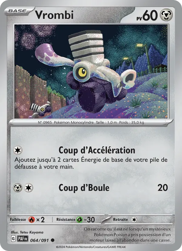 Vrombi — carte 064 de l’extension Destinées de Paldea