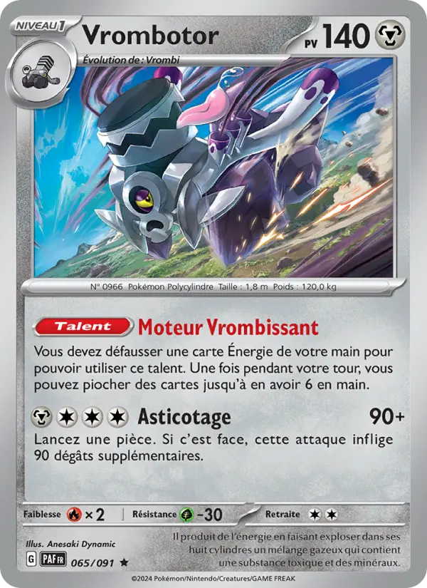 Vrombotor — carte 065 de l’extension Destinées de Paldea