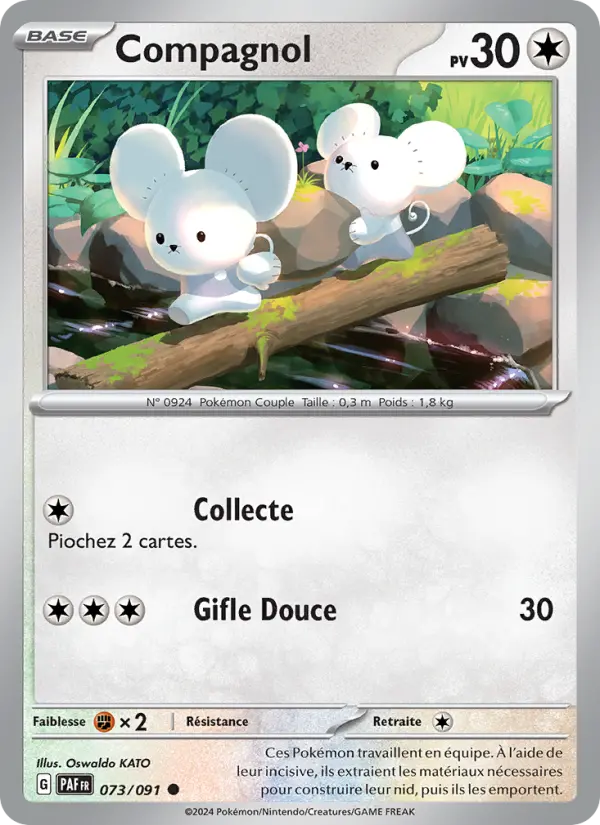 Compagnol — carte 073 de l’extension Destinées de Paldea