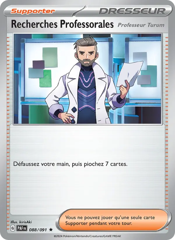 Recherches Professorales — carte 088 de l’extension Destinées de Paldea