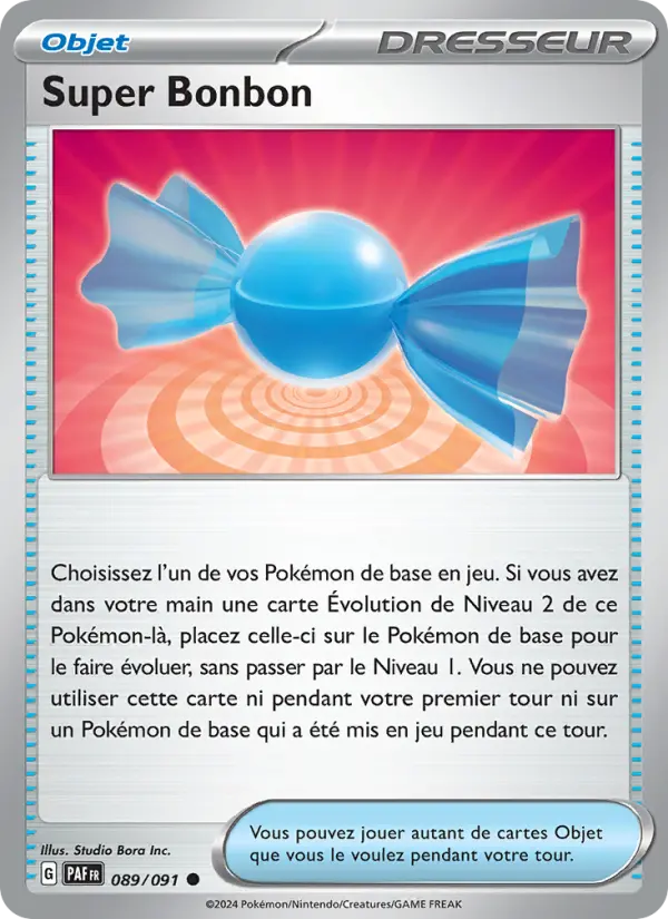 Super Bonbon — carte 089 de l’extension Destinées de Paldea
