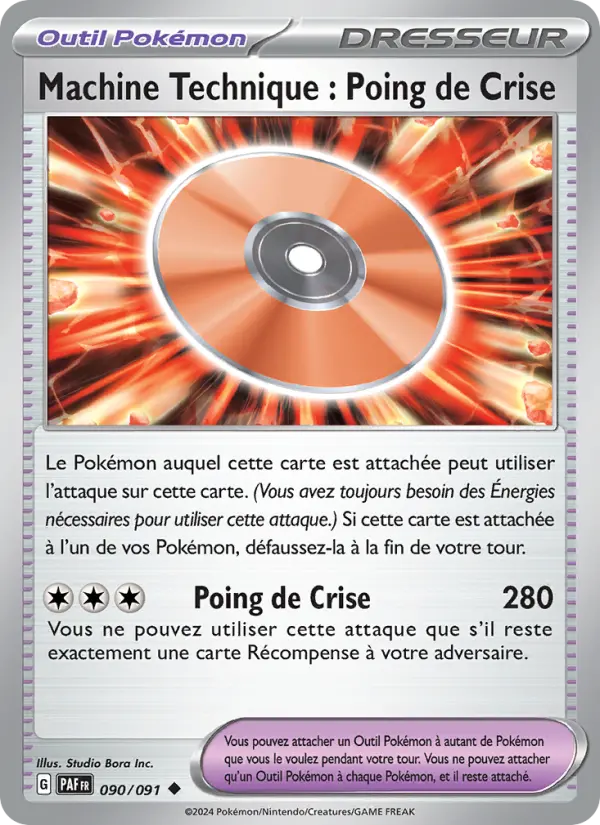Capsule Technique : Poing de Crise — carte 090 de l’extension Destinées de Paldea