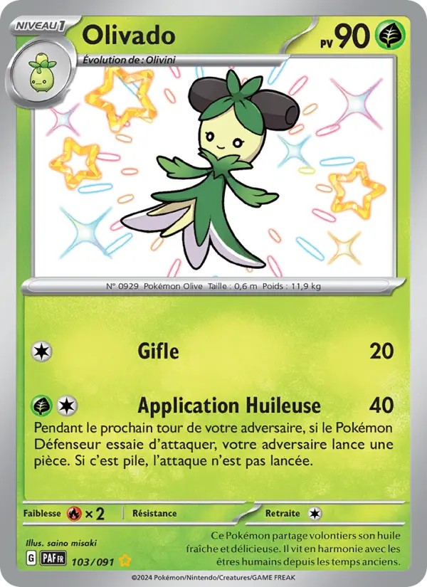 Olivado — carte 103 de l’extension Destinées de Paldea