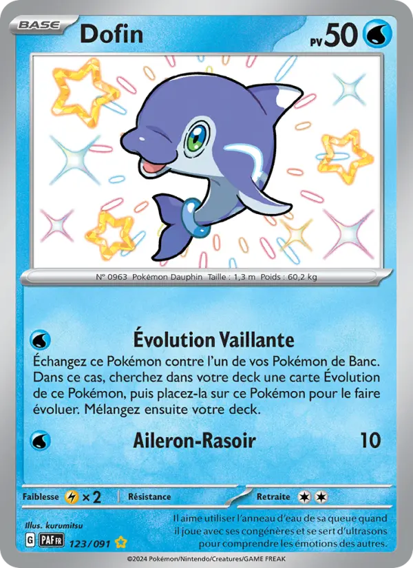 Dofin — carte 123 de l’extension Destinées de Paldea