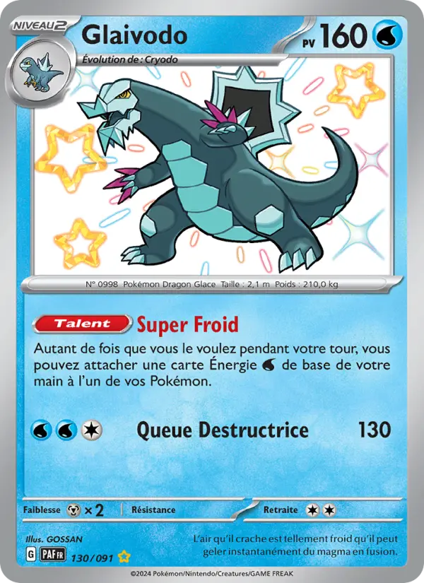 Glaivodo — carte 130 de l’extension Destinées de Paldea