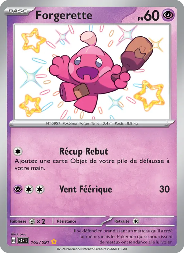 Forgerette — carte 165 de l’extension Destinées de Paldea