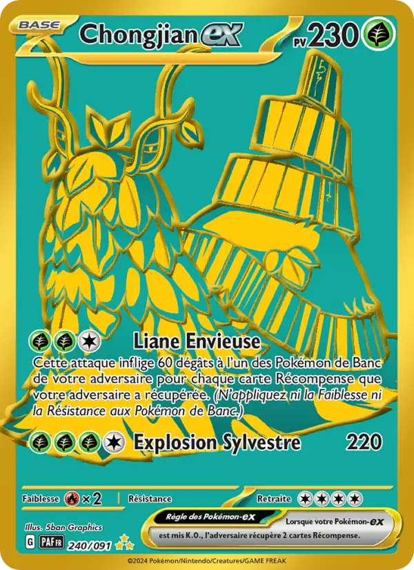 Chongjian-ex — carte 240 de l’extension Destinées de Paldea