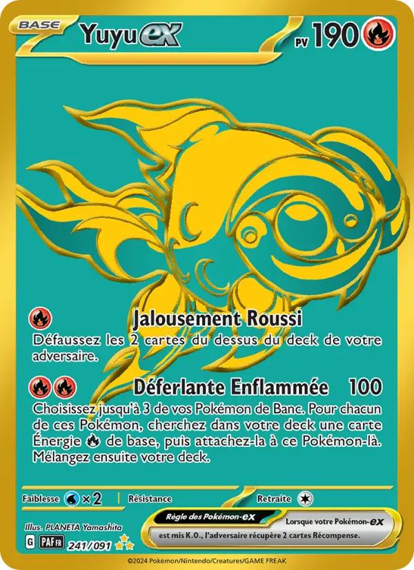 Yuyu-ex — carte 241 de l’extension Destinées de Paldea