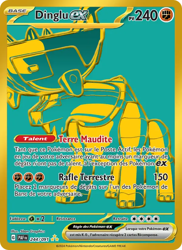 Dinglu-ex — carte 244 de l’extension Destinées de Paldea