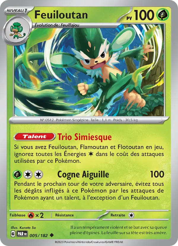 Feuiloutan — carte 005 de l’extension Faille Paradoxe